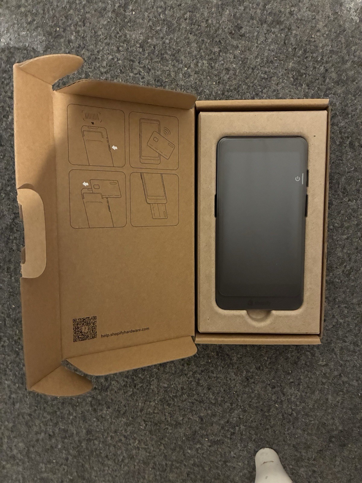 Shopify POS Go Handheld POS Terminal w/ Charging Dock, Cables
