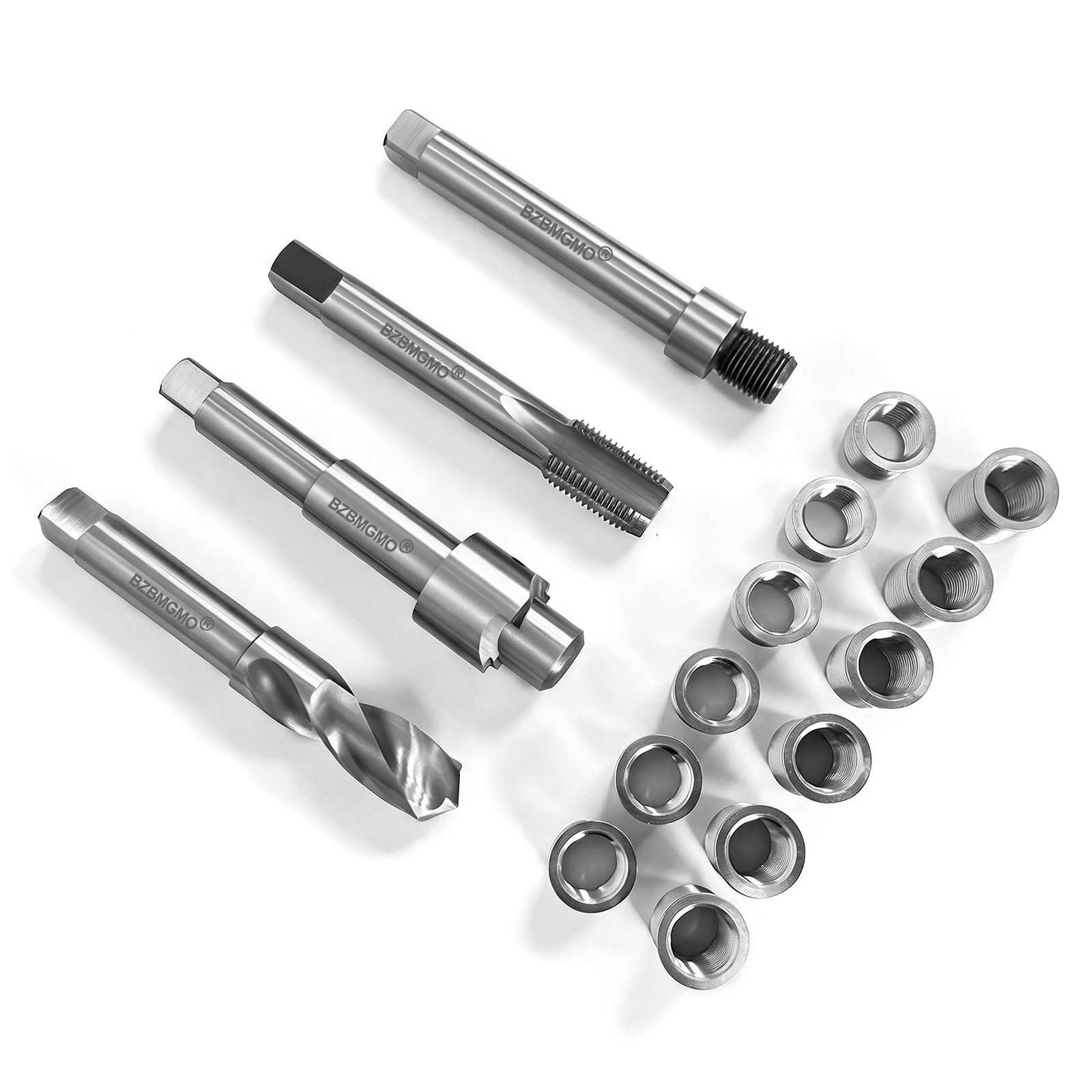 BZBMGMO 1/2-20 Inch SAE Thread Repair Kit,Stainless Inserts(3/4 & 1/2 Inch)