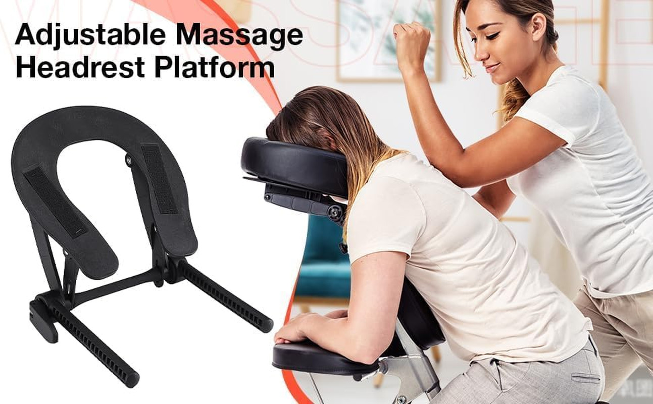 Massage Table Cradle, Adjustable Massage Headrest Platform Face Holder, Durable