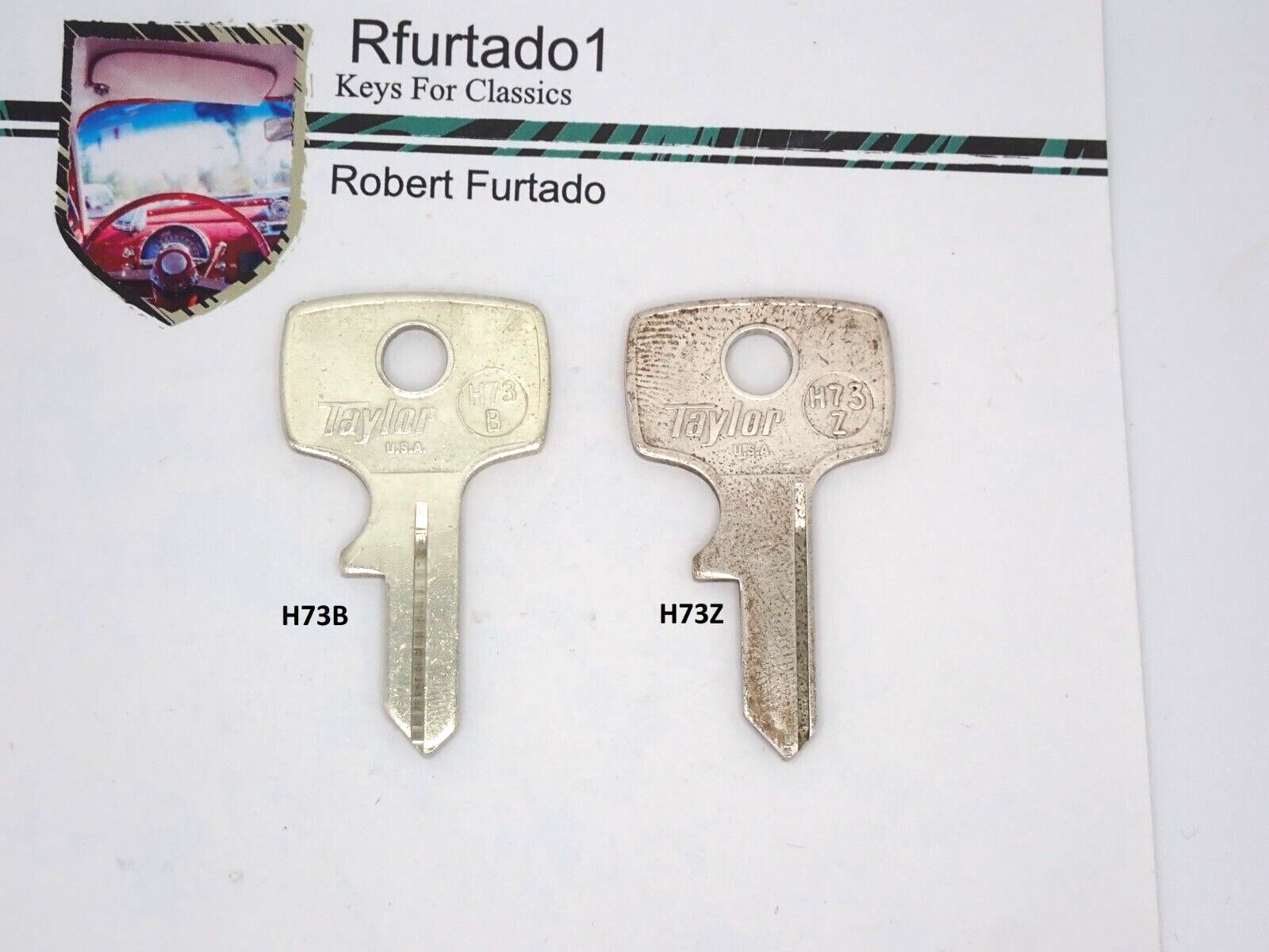 Key Blank for Vintage Honda Motorcycle 1960's to 1980's (H73B & H73Z))