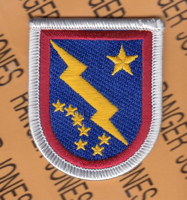 US Army HQ's 11th Airborne Division beret flash patch m/e