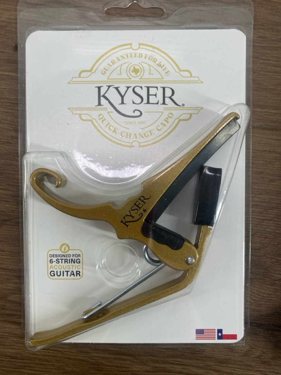 KYSER QUICK CHANGE CAPO GOLD KG6GA (WCP030021)