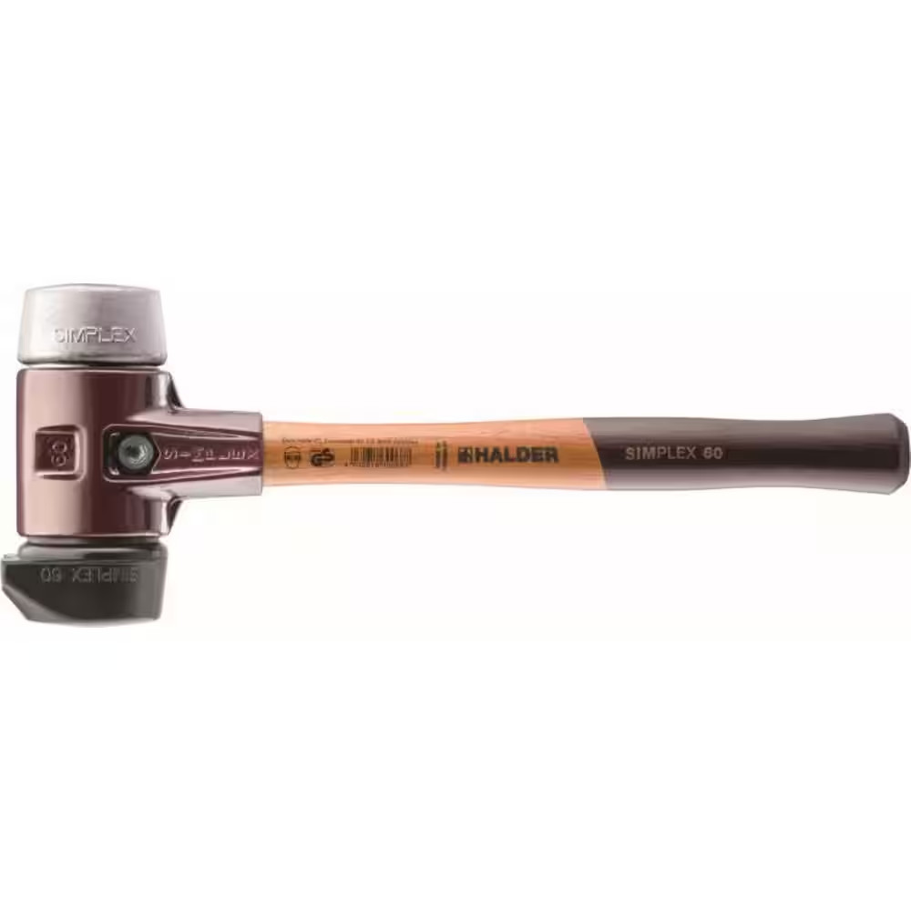 Simplex 50 2.5 Lbs. Mallet with Black Rubber and Aluminum Inserts