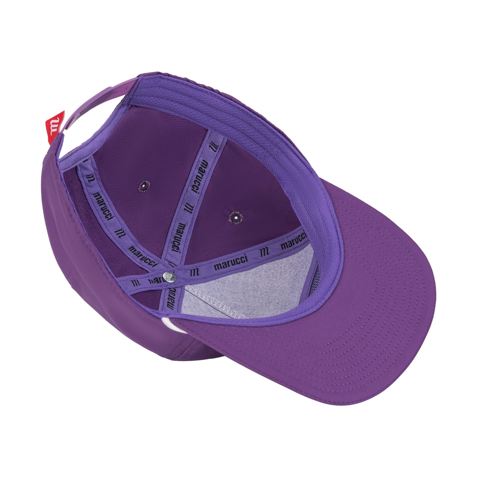 Marucci Flow Rope Adjustable Snapback Baseball Hat - Purple