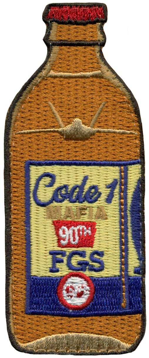 USAF  90th FIGHTER GENERATION SQUADRON – CODE 1 MAFIA PATCH
