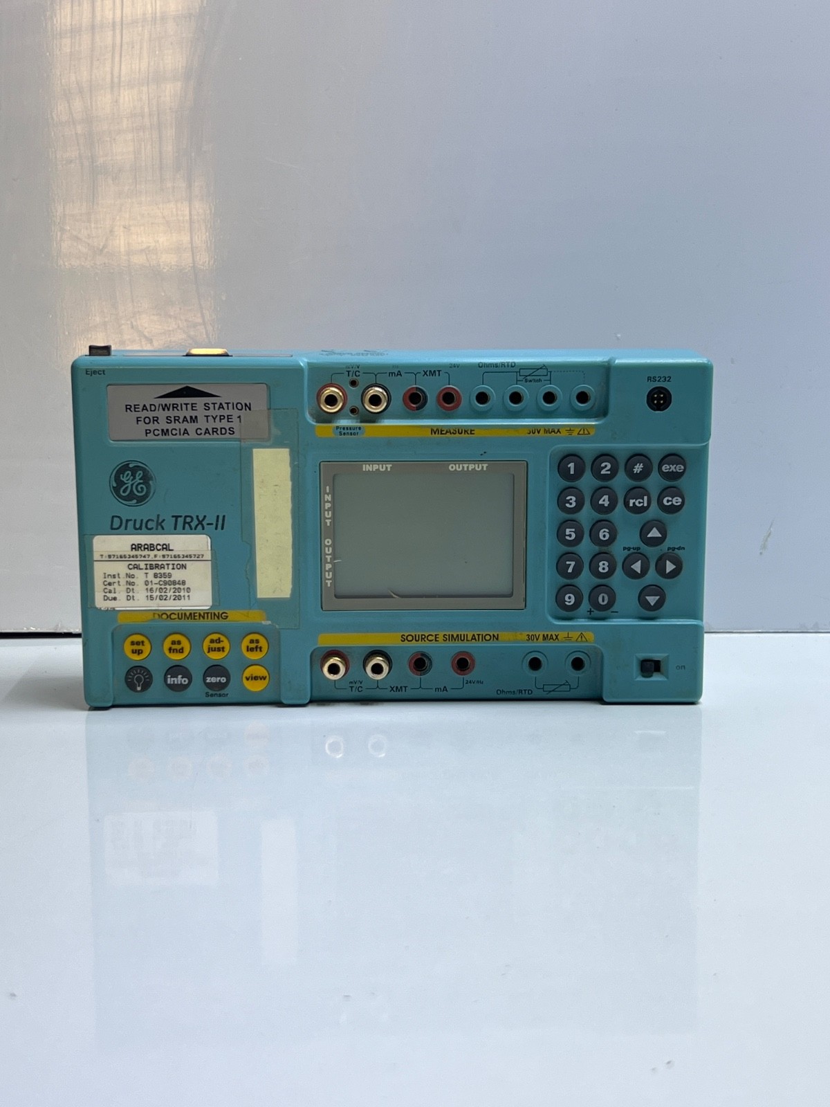 DRUCK TRX-II Multifunction Documenting Calibrator GE Druck TRX-II