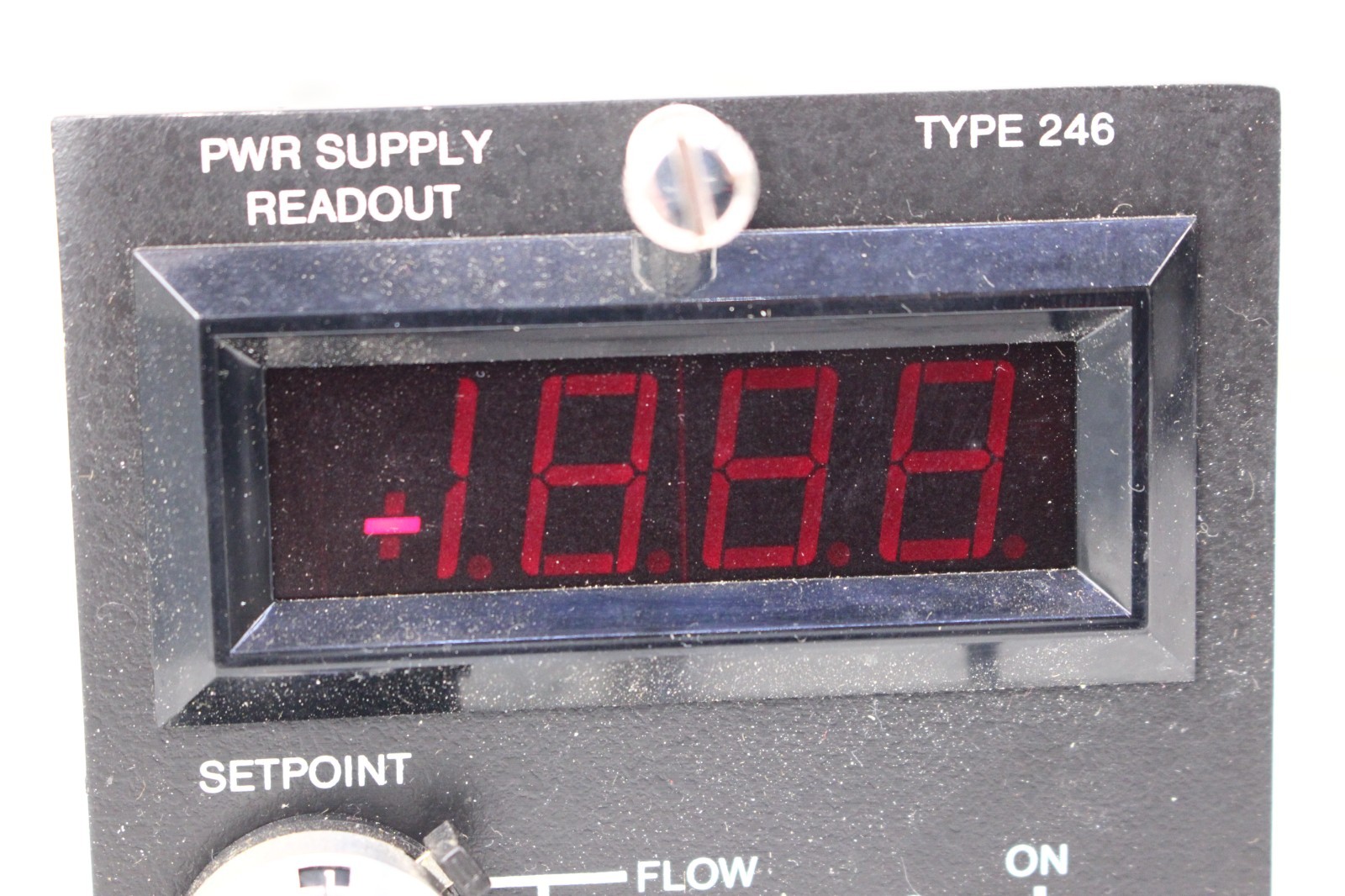 MKS Model 246 Single Channel Mass Flow Controller MFC Power Suppy Readout AS-IS