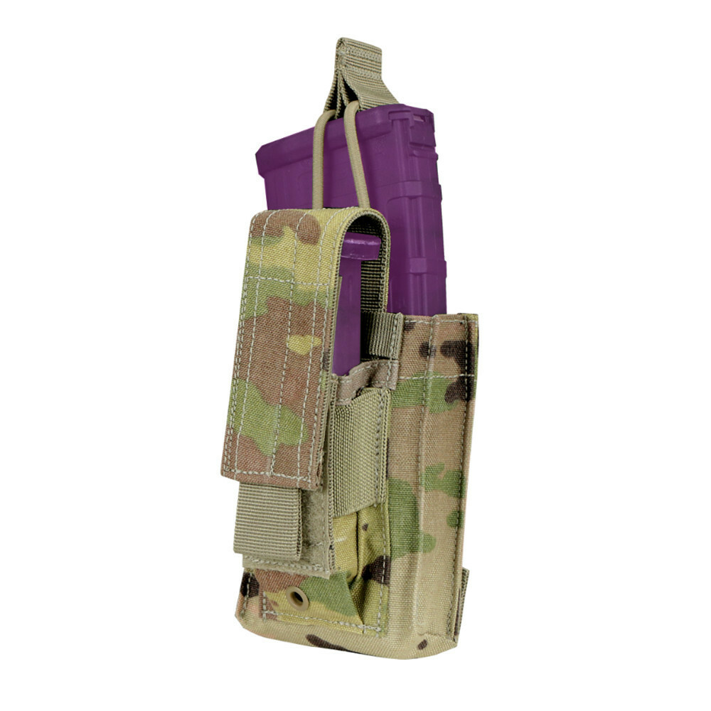 Single Kangaroo Mag Pouch Scorpion Tactical Molle Gen II Bungee Open Top