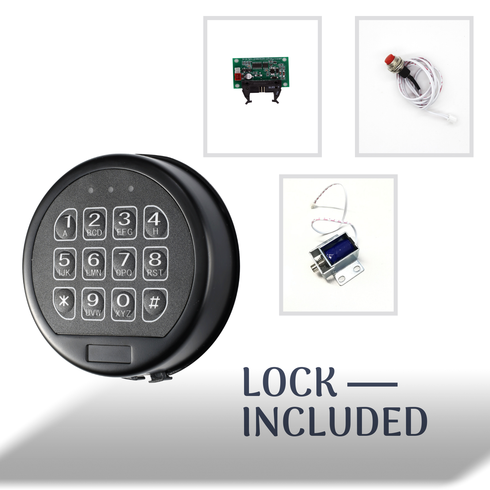 Keypad Gun Safe Lock for Stack-On Elite / DIY Electronics Replacement Lock