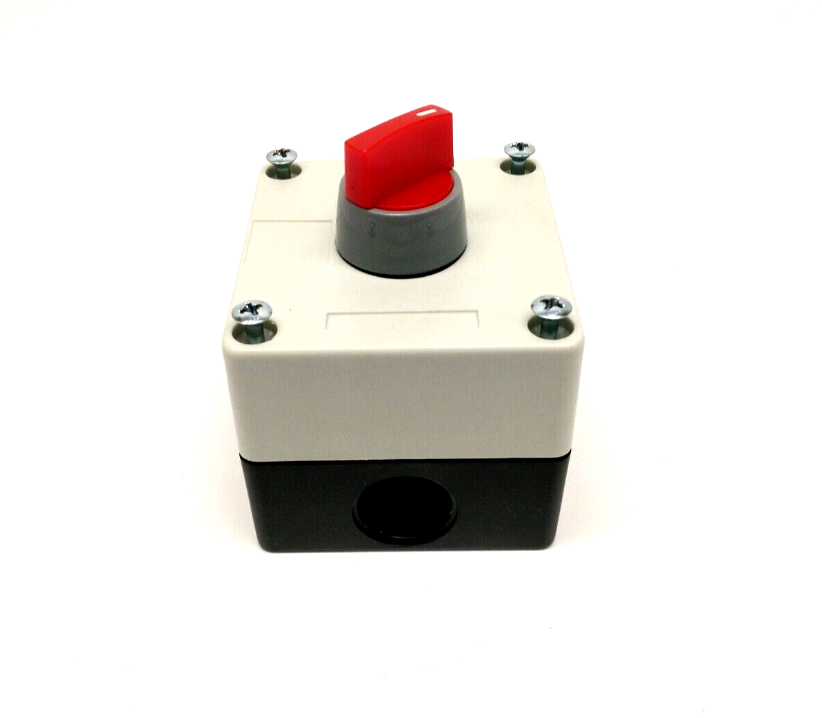 Auspicious Red 2-Position Selector Switch w/ Control Station Enclosure 120V 6A
