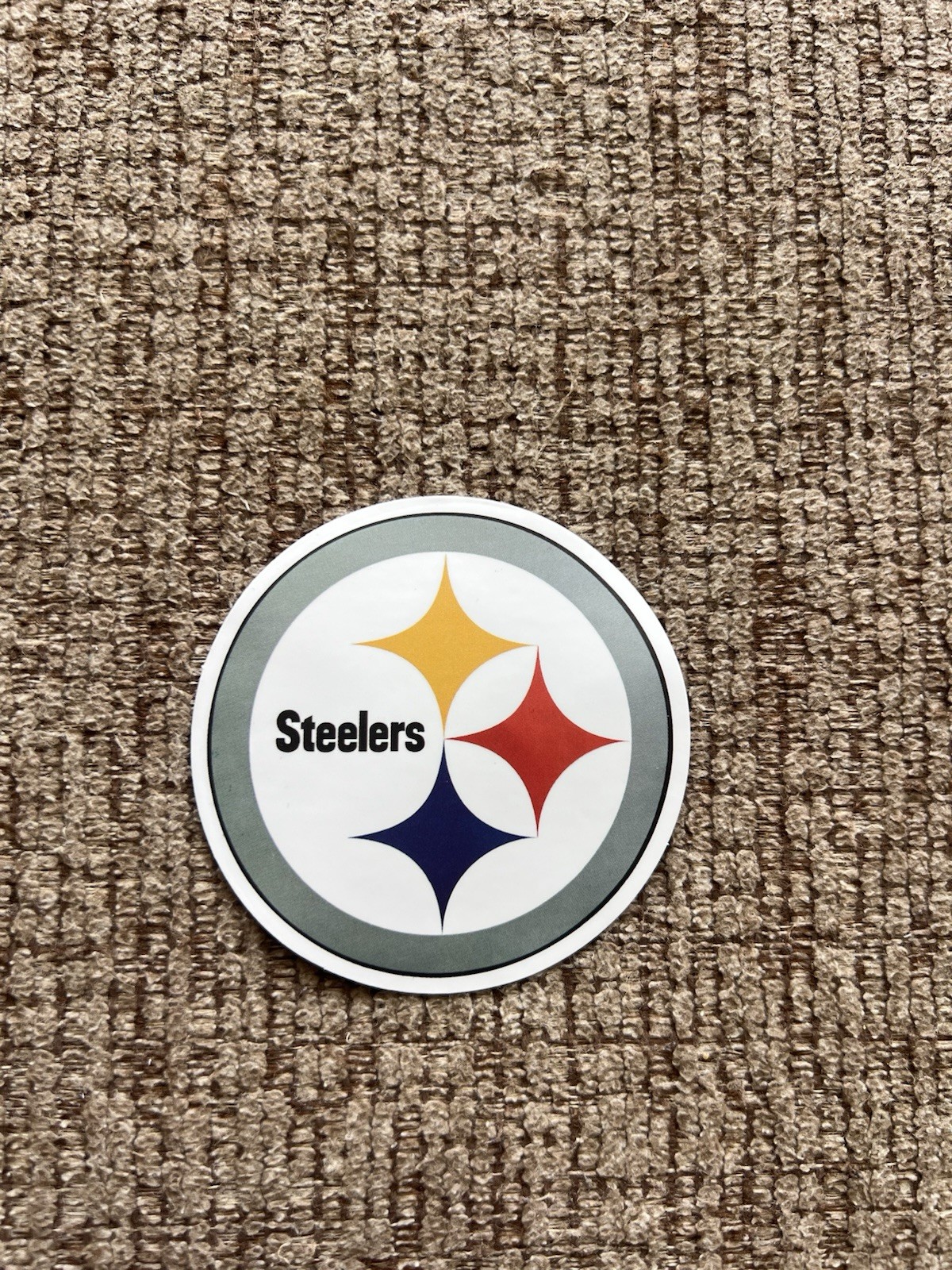 Pittsburgh Steelers 2 inch Vinyl Football Sticker