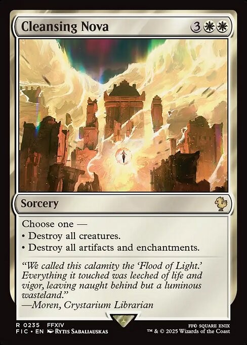 Cleansing Nova 235 R Normal FIC MTG NM