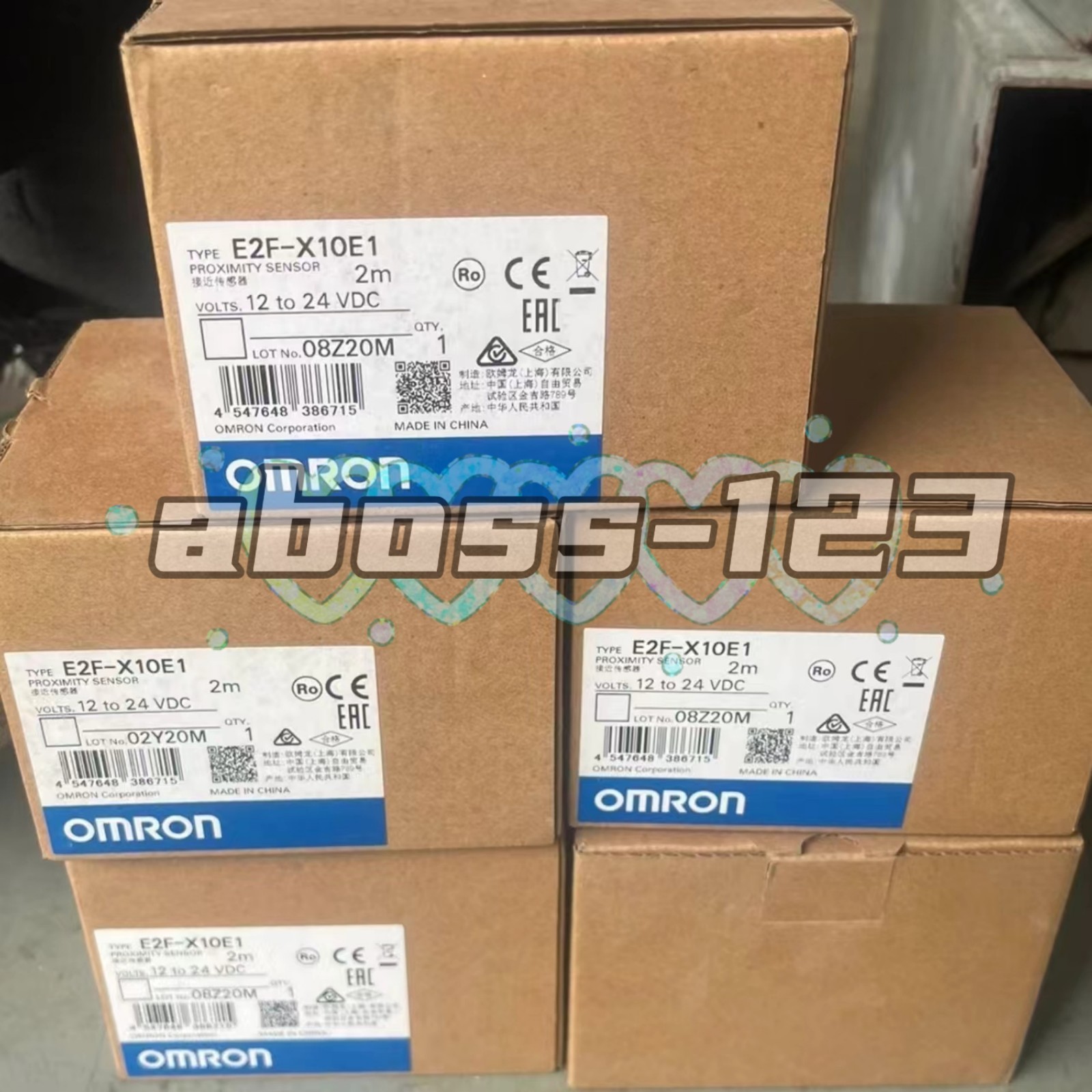 Omron E2F-X10E1 sensor#1pcs New In Box
