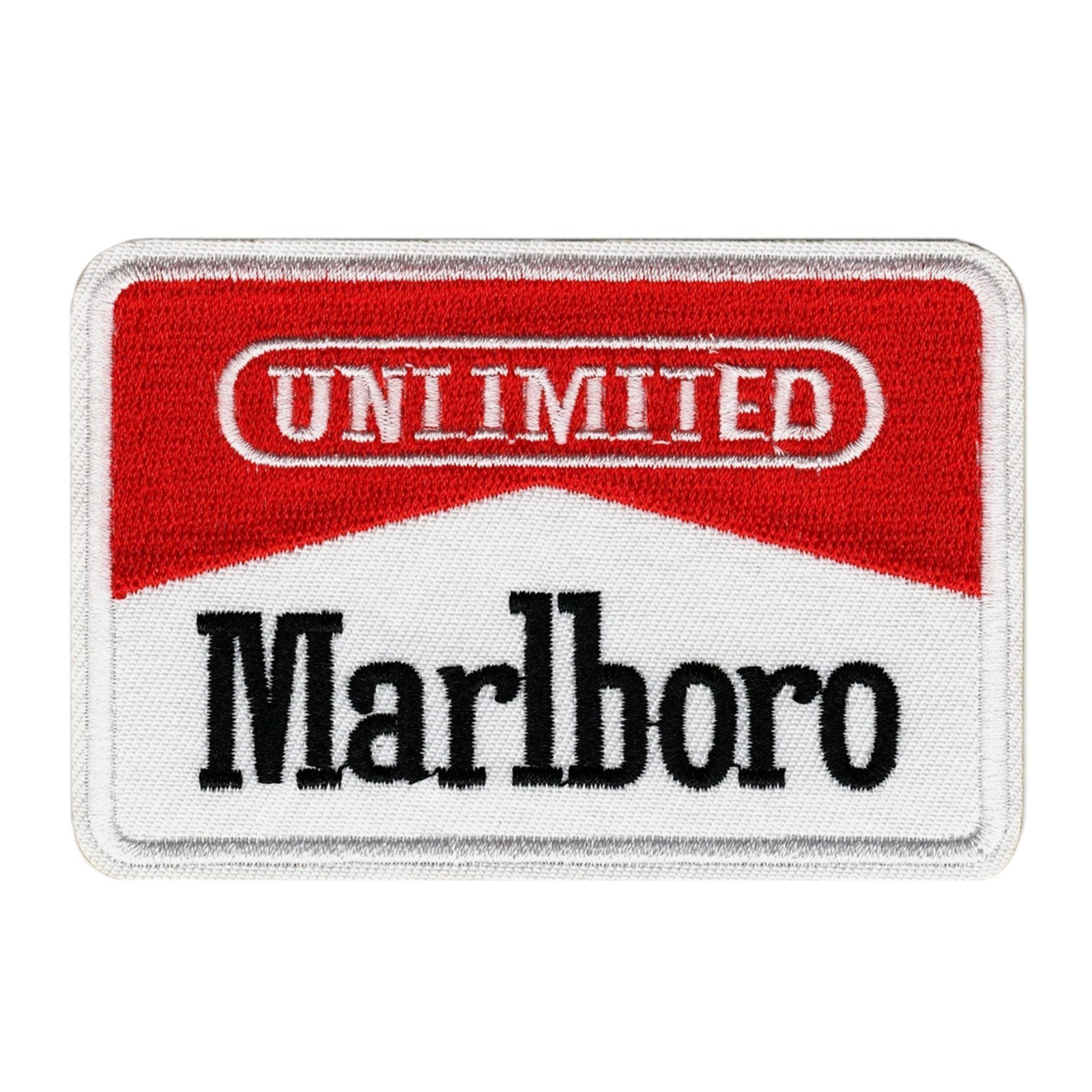 Unlimited Marlboro Embroidered Iron On Patch – Vintage Style Logo Patch