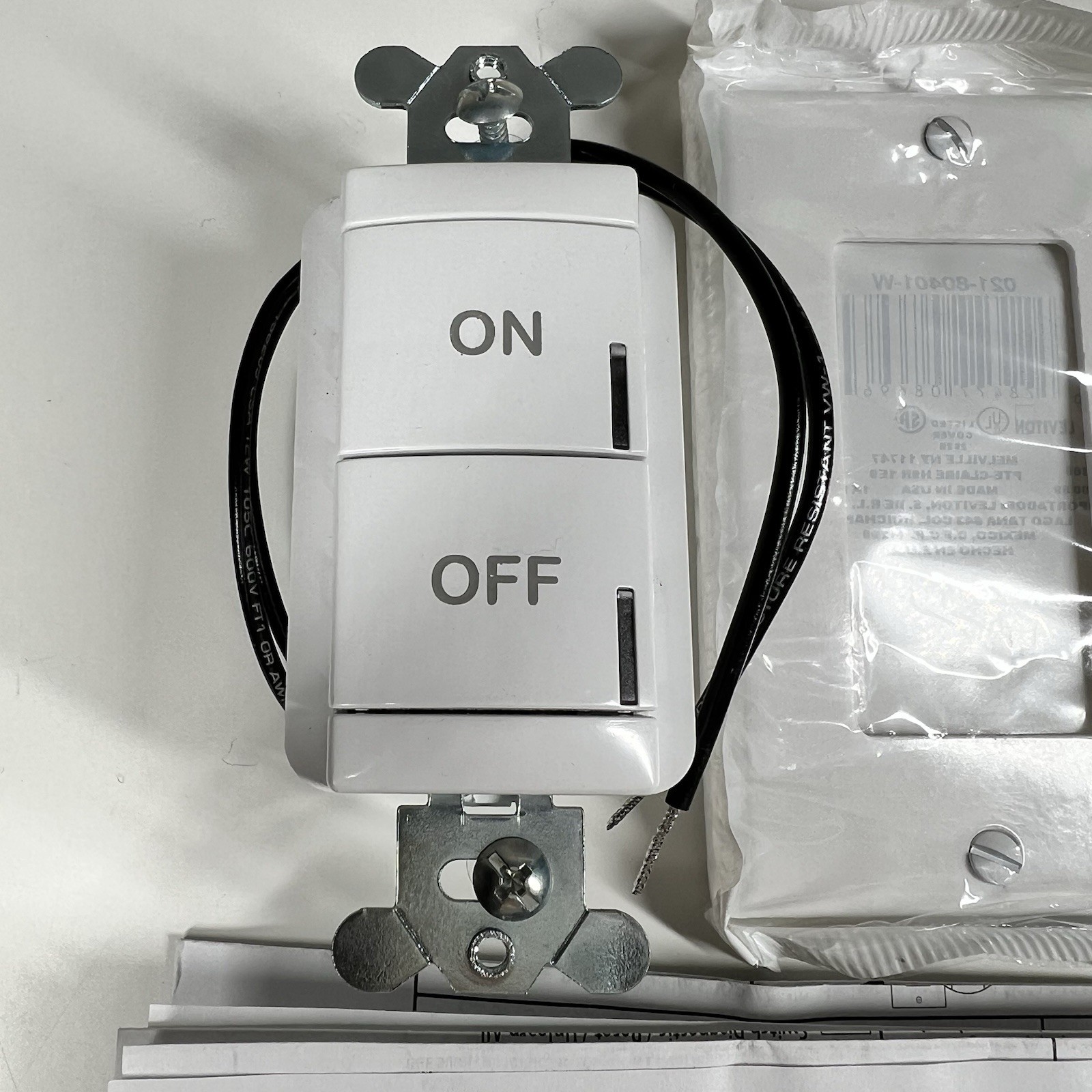 Acuity Controls Sensor Wall Switch SPODMR WR WH RDT Wireless Interface White New