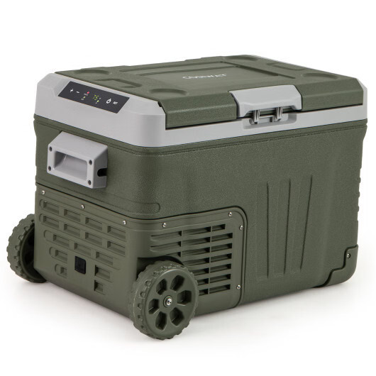 37QT Car Refrigerator Portable Car Fridge with Adjustable Range-35L - Size: M