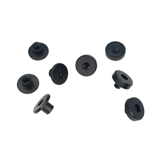 HK Army RMX/JT ProFlex Goggle Ear/Bottom Screw Kit (4 Sets) - Black