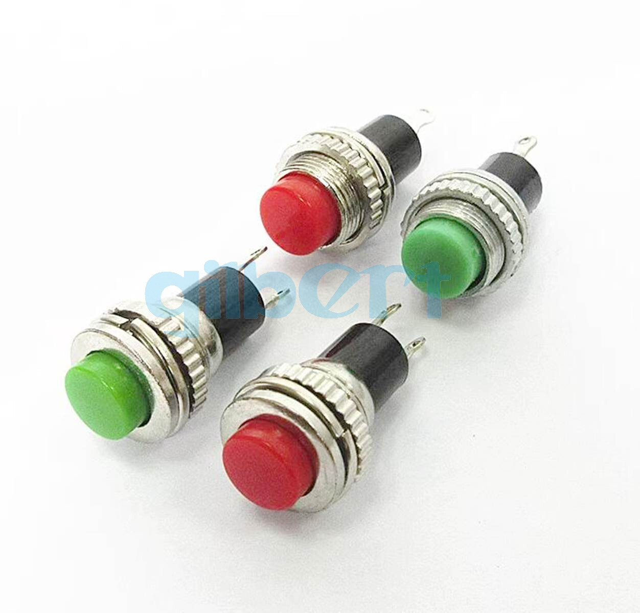 LOT 10 Colors Push to ON N/O 10mm Momentary Push Button Switch DS-314 DS-316