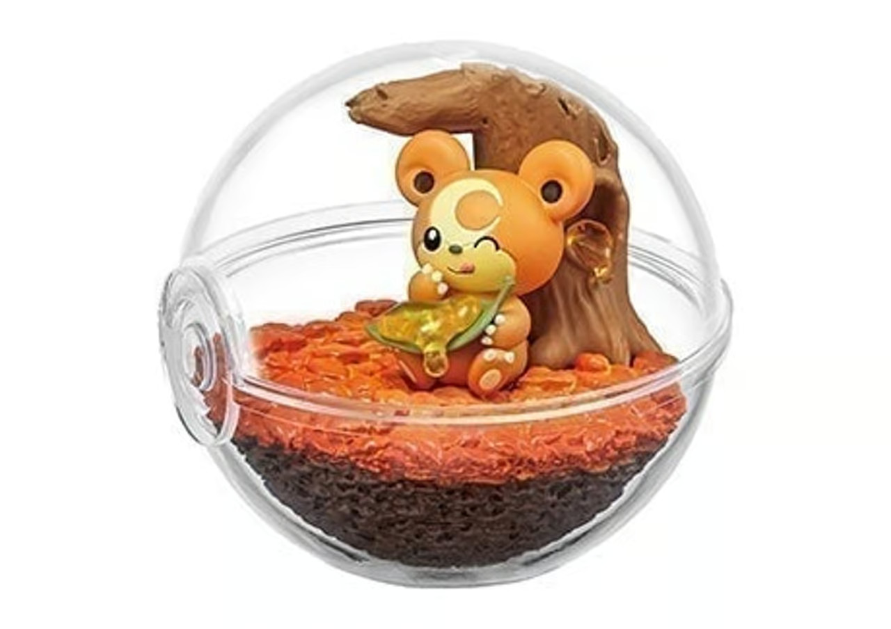 Teddiursa Pokemon Center Terrarium 11 Figure re-ment toy pokeball rement