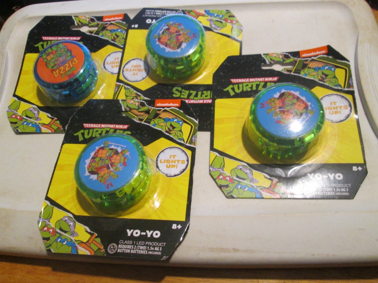 TOY WELL PLAYED NICKELODEON Teenage Mutant Ninja Turtles Yo-Yo Lot of 4 2003 NOS