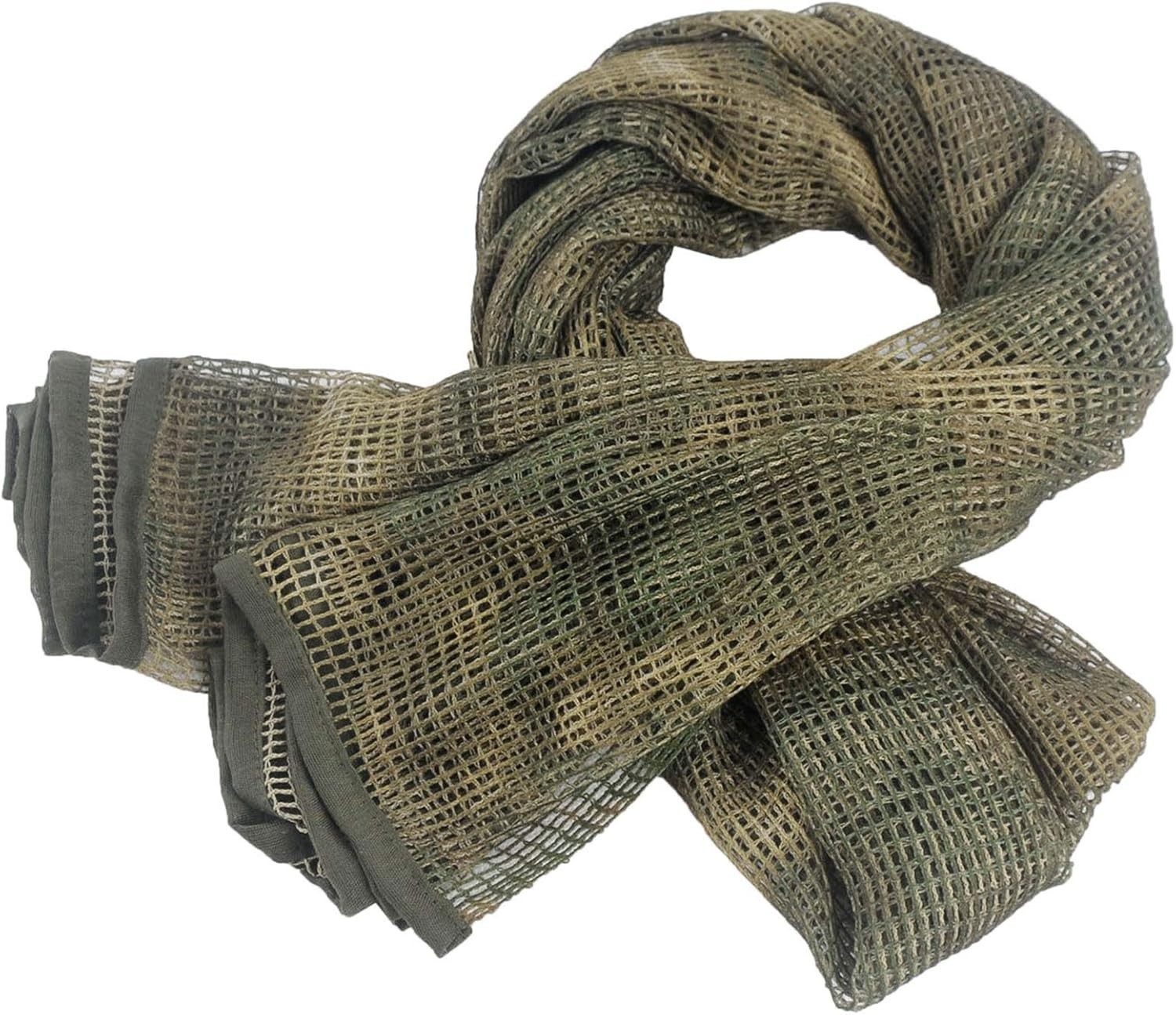 HYOUT Tactical Neck Scarves Woodland Camo Scarf Desert Shemagh for Outdoor Sport