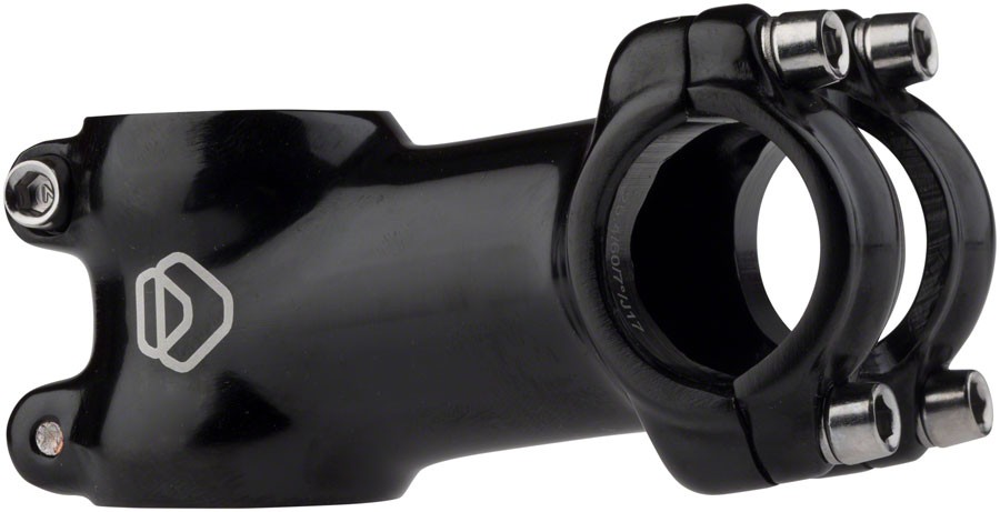 MSW 25.4 Threadless Alloy Stem 100mm Stem Length 25.4mm Bar Clamp Black