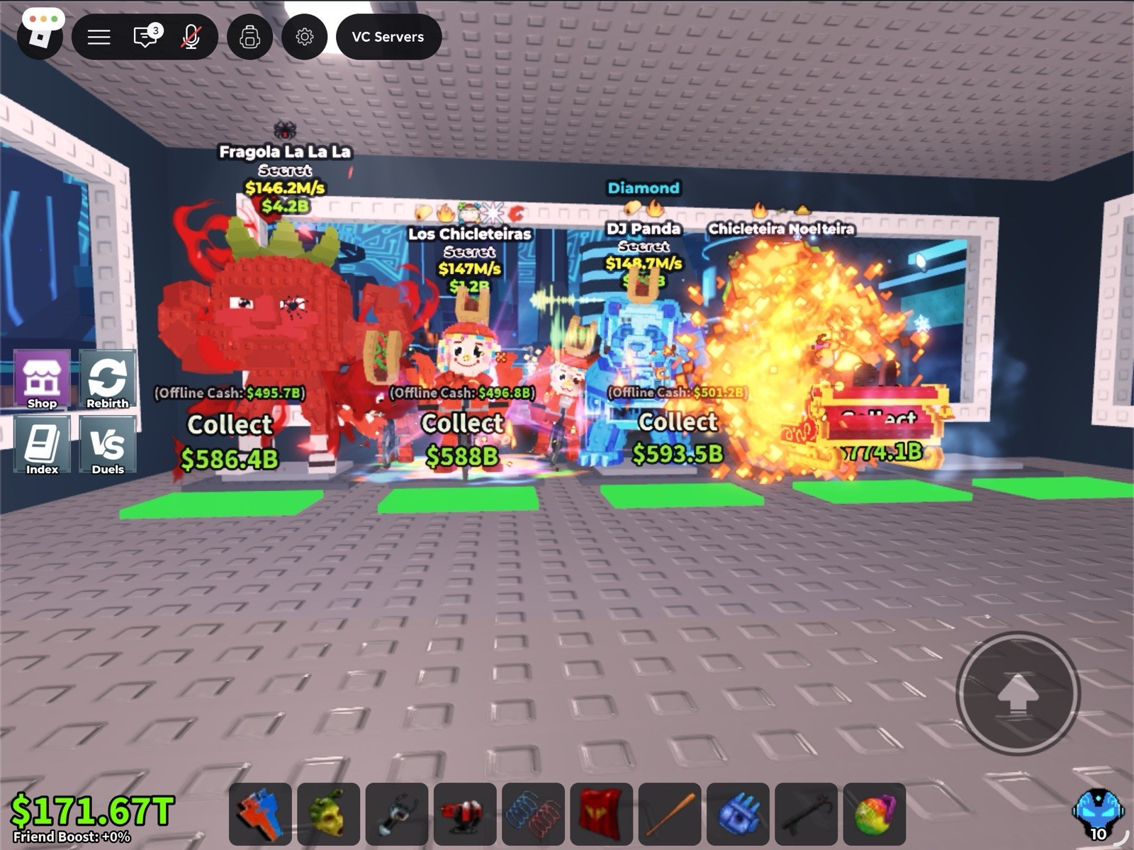 Rare base with many limiteds
