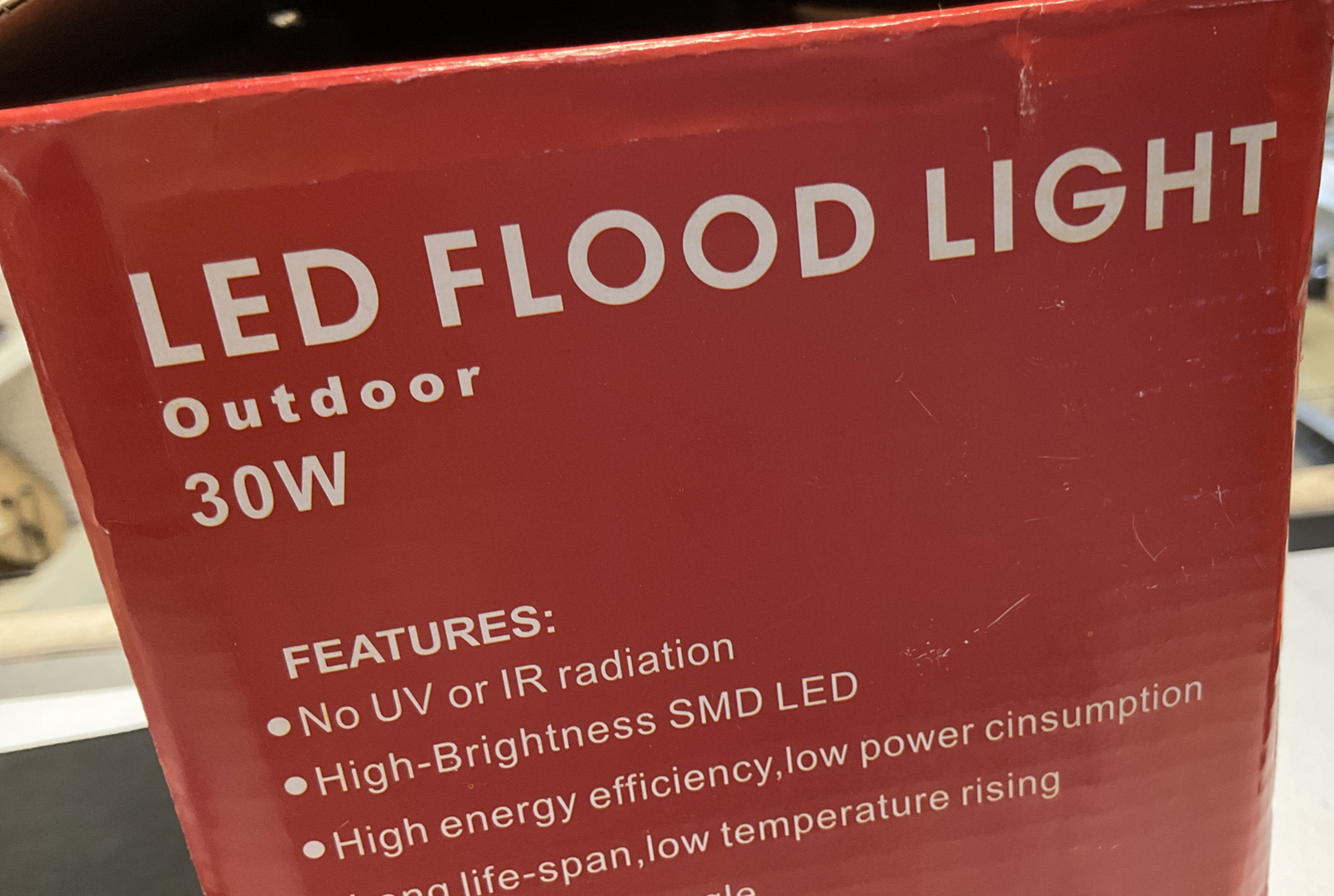 LED FLOOD LIGHT OUTDOOR 30W