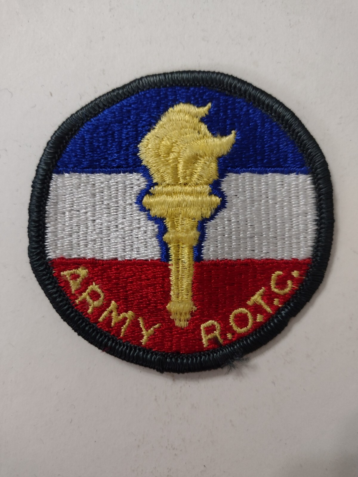 ARMY R.O.T.C VINTAGE PATCH MERROWED EDGE:KY21-1