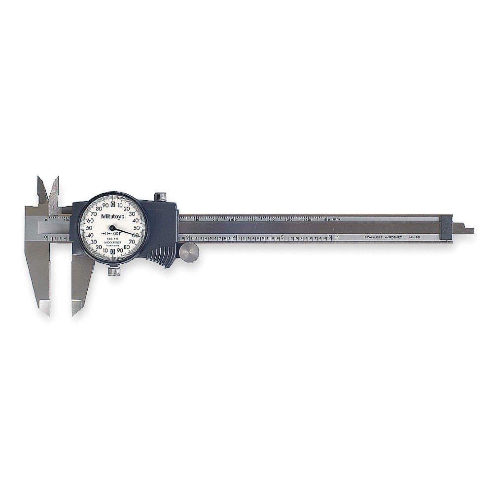 MITUTOYO 505-740J Dial Caliper,0-6 In,Dial A 4LA89