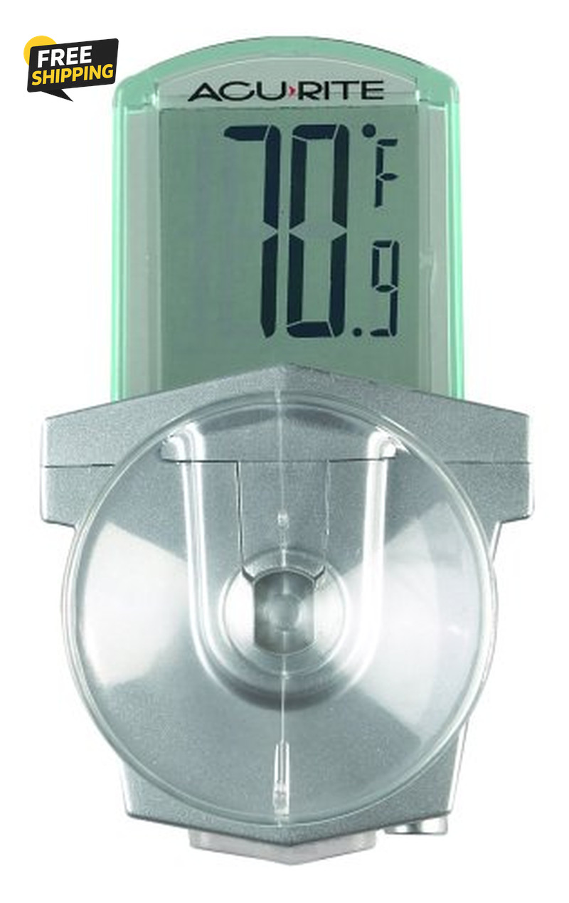 00799HDSBA1 00799 Digital Outdoor Window Thermometer, White, 0.2