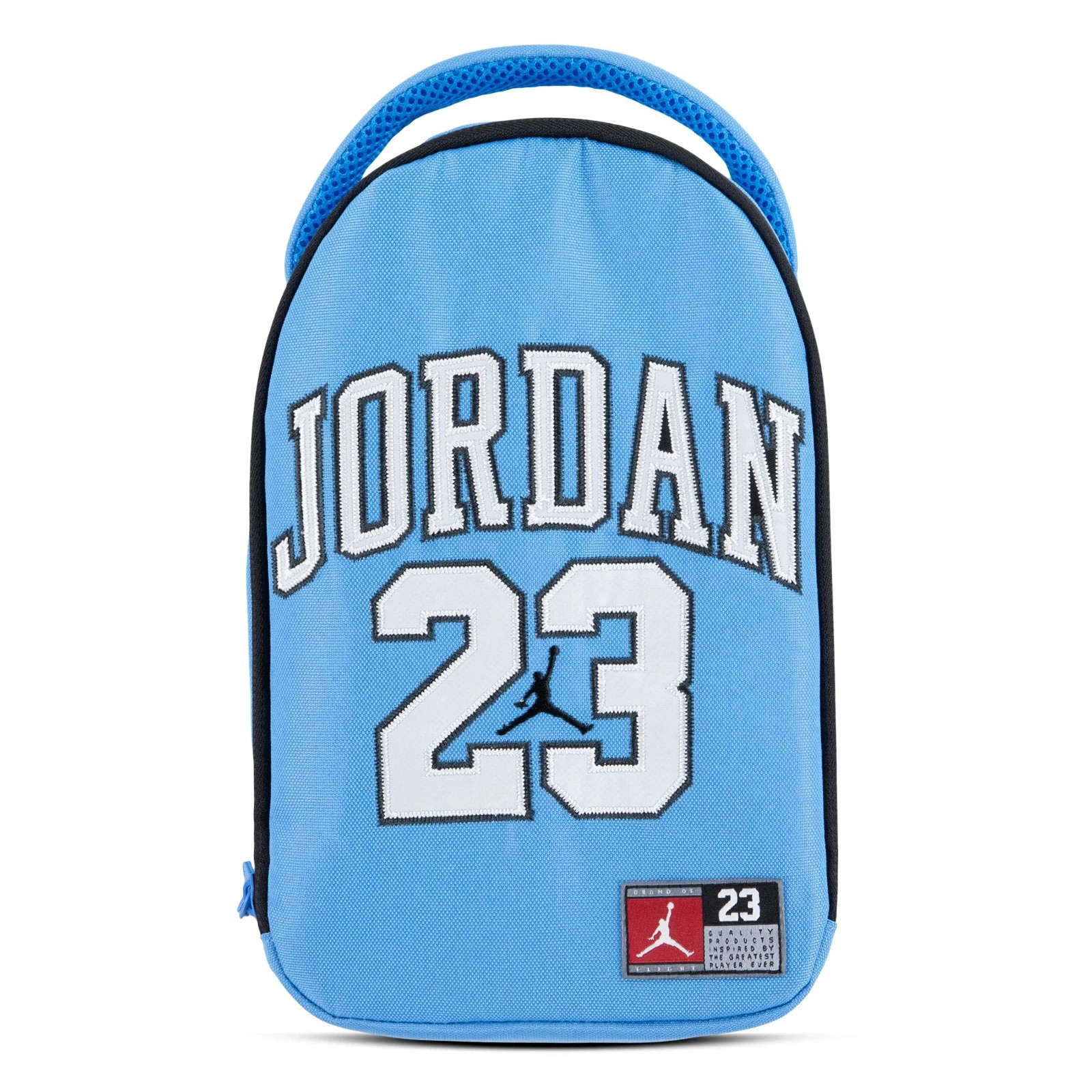 Nike Air Jordan Jersey 23 Zip Insulated Lunch Bag Box Blue White 9A0837 B9F New