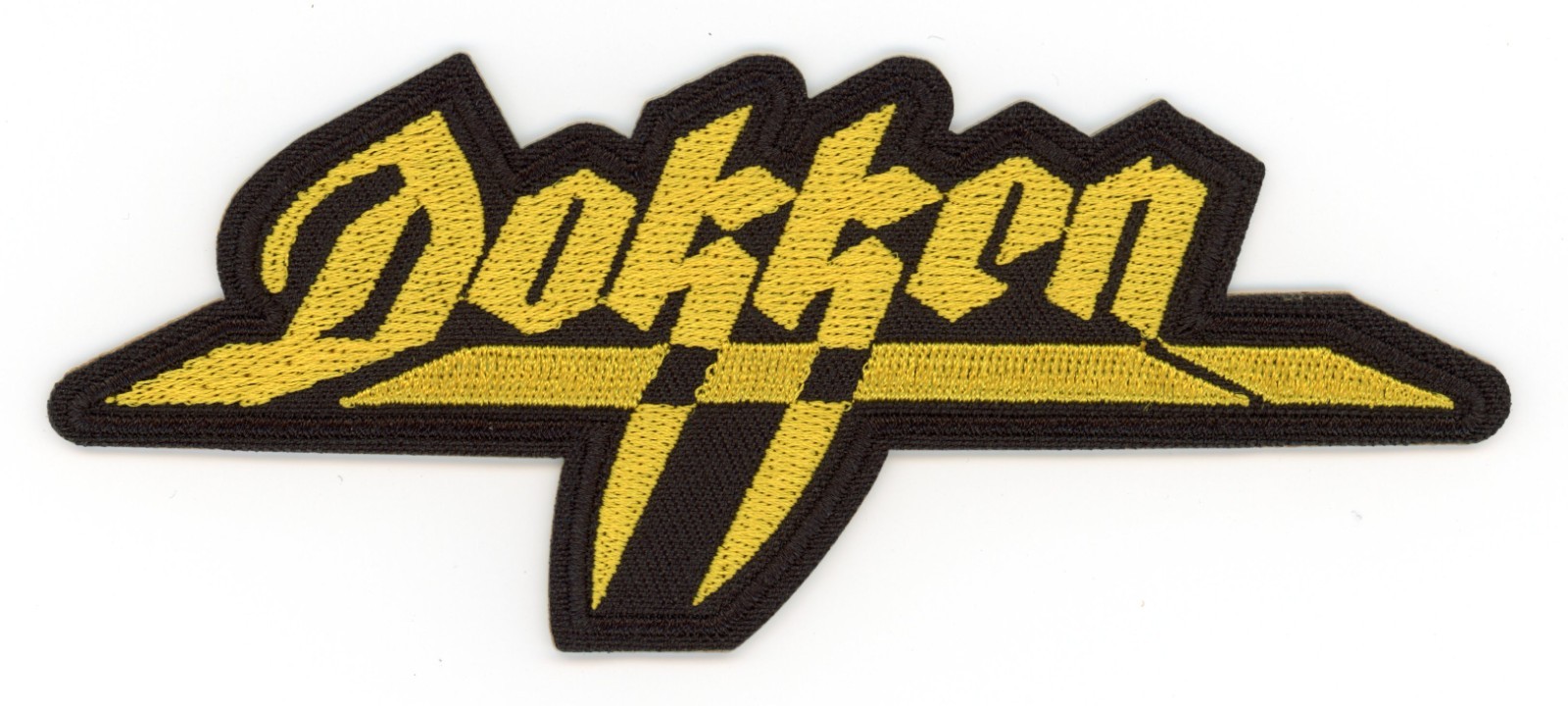 Dokken Patch – Heavy Metal Band Logo Embroidered Iron-On Sew-On Music Badge