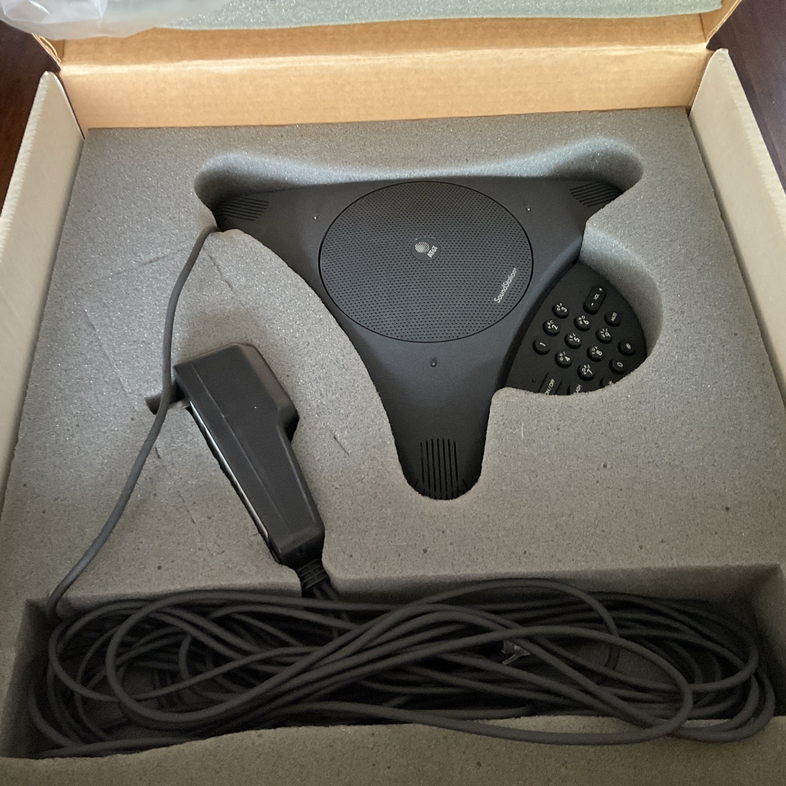AT&T Sound Station 481-104-100 1995 Polycom Orig. Box & Manual Complete
