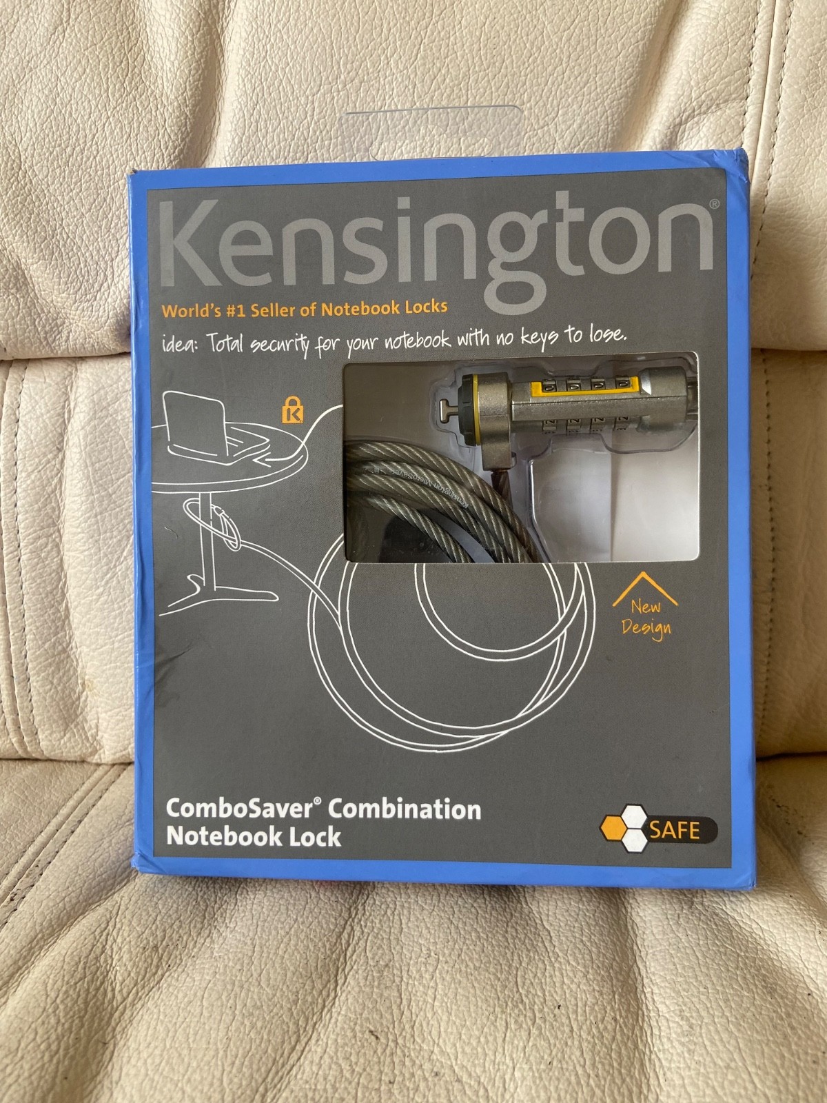 Kensington ComboSaver Combination Portable Notebook Laptop Lock New In Box