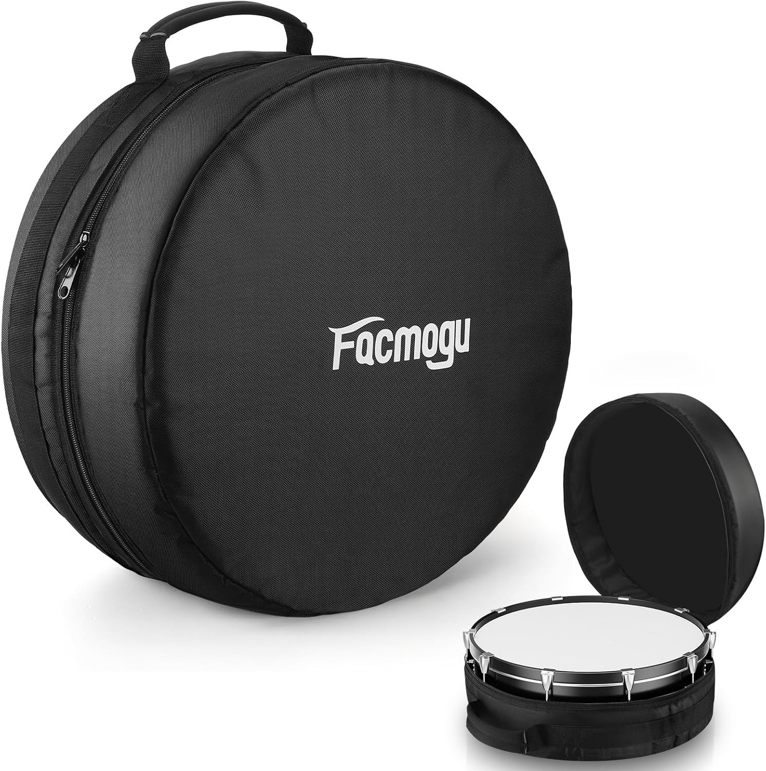 14"x5.5"/14"x6.5" Snare Drum Case, Thick Foam Padded Drums Bag w/Heavy-Duty 610D
