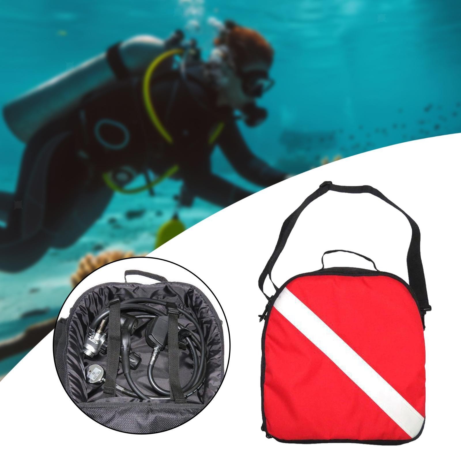 Scuba Regulator Bag Easy to Use with Zipper Durability with Adjustable Shoulder
