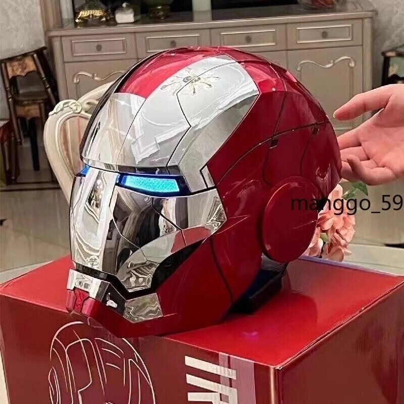 1:1 Iron Man MK5 Helmet Wearable Voice-control AUTOKING Mask Toy Gifts Cosplay