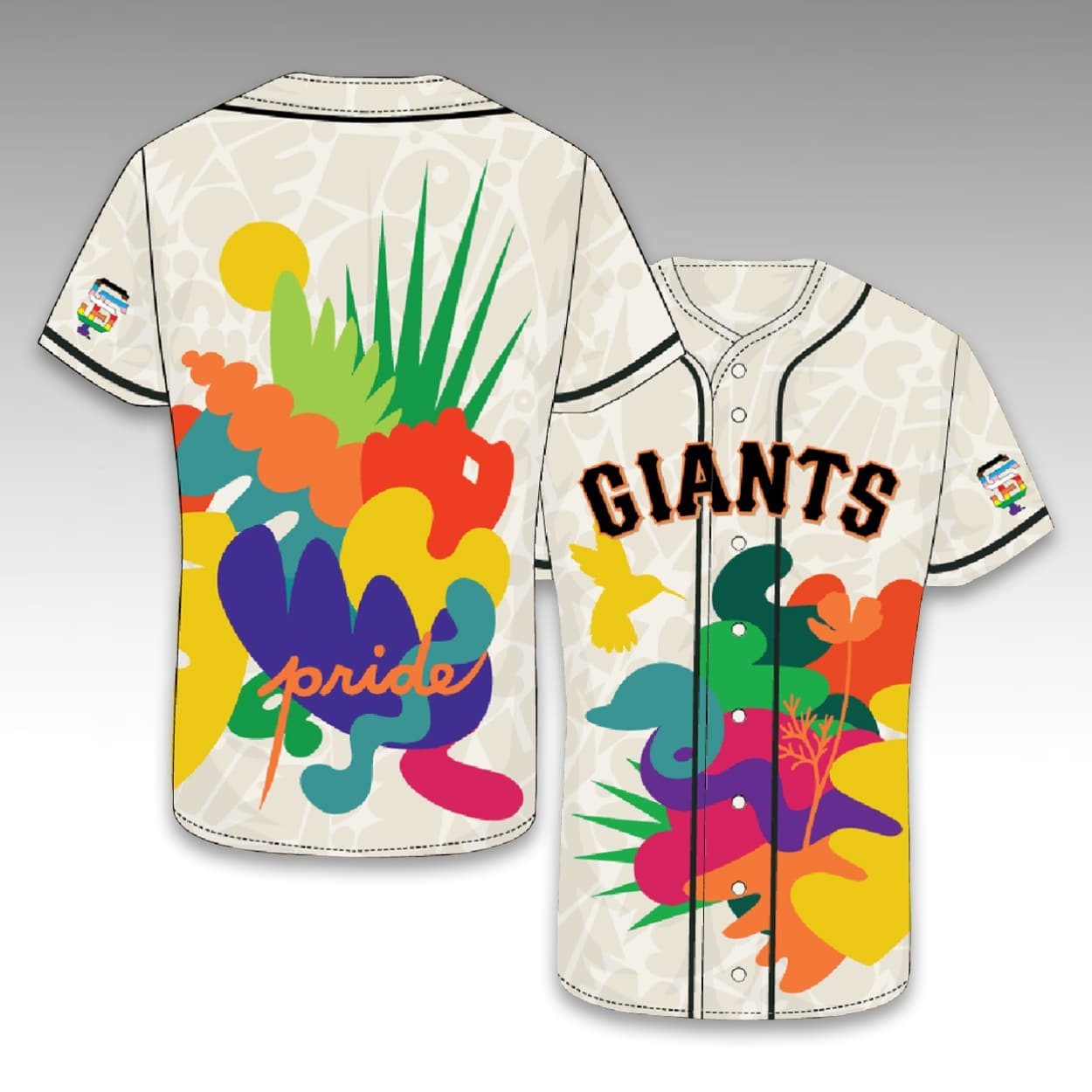 Custom Name - 2026 Giants Pride Night Baseball Jersey - All Size
