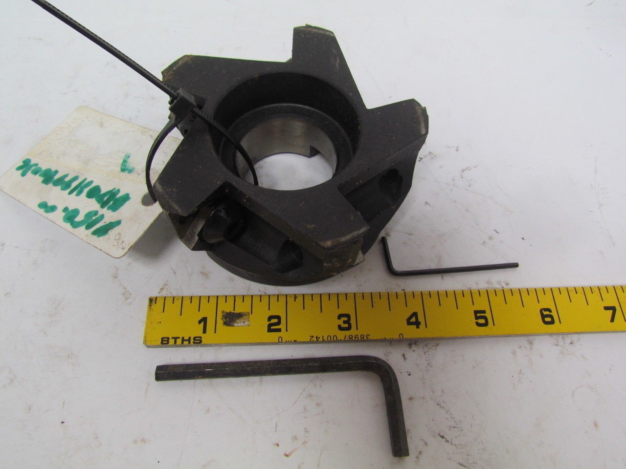 3-3/4" Indexable 5 Insert tool shell face 1-1/2" arbor pilot w/allen wrench