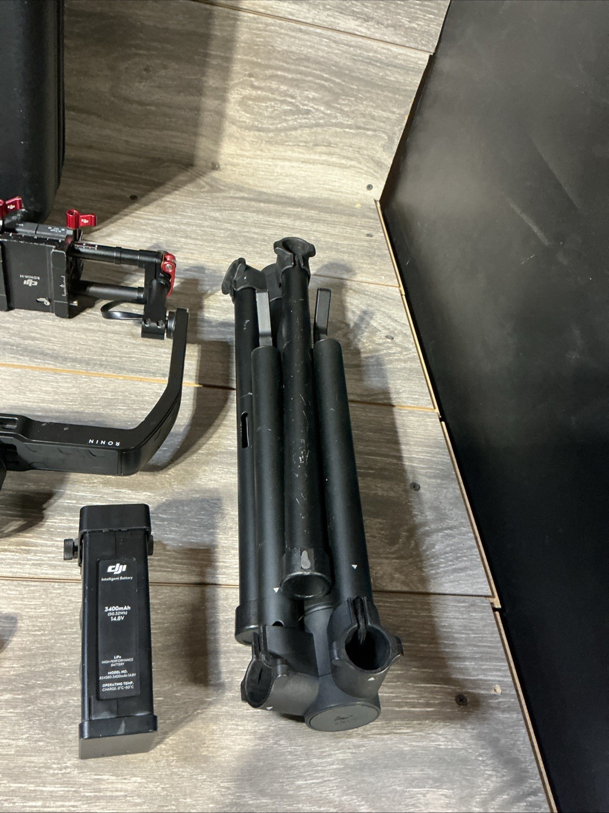 DJI Ronin M Gimbal Camera Stabilizer With Battery Remote Stand - Tested No Chrgr