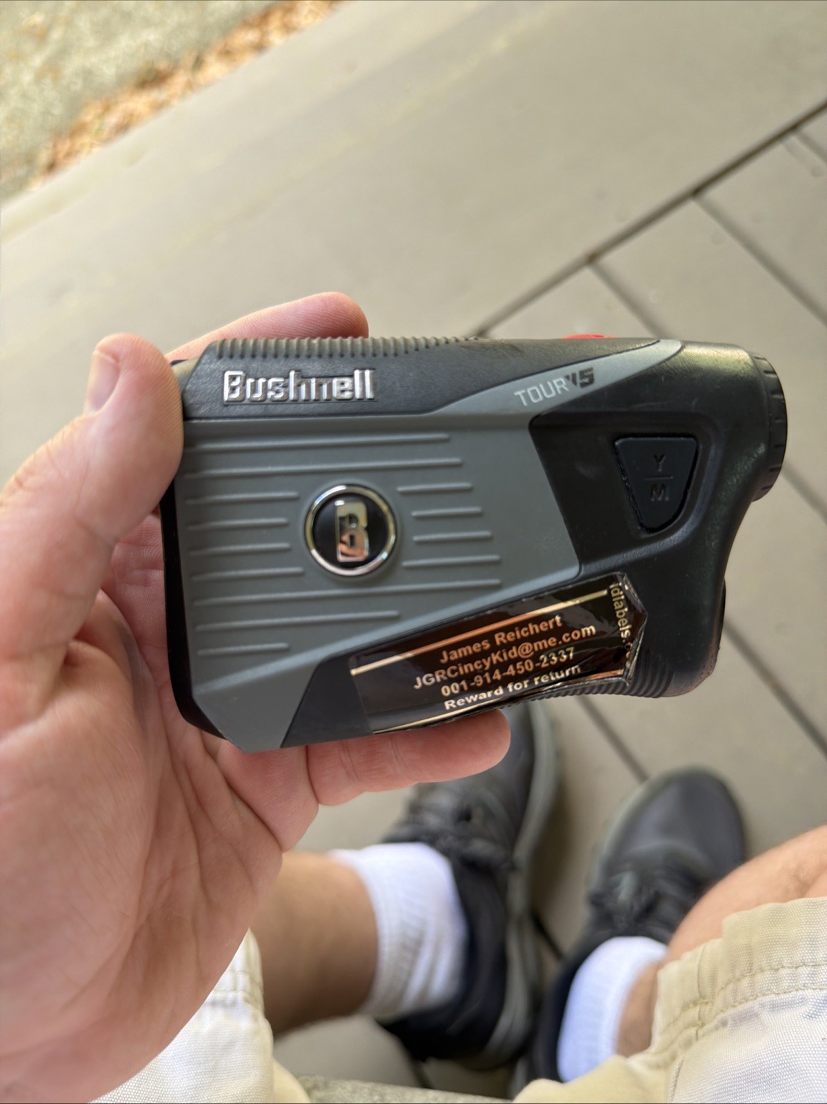 Bushnell Tour V5  Golf Rangefinder Clean Battery Compartment With Cases