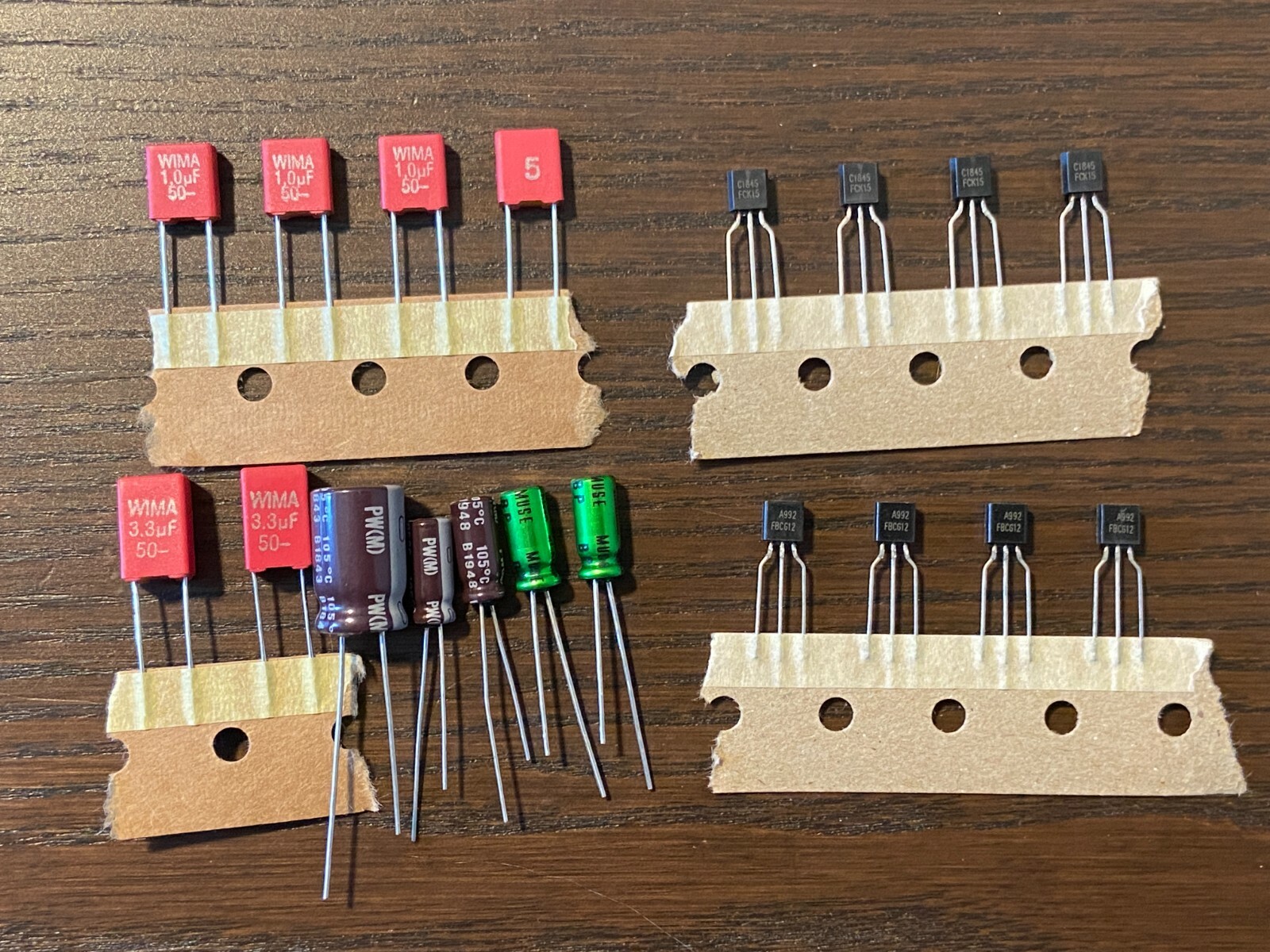 Marantz 2220B 2225 2230B 2235 Preamp Rebuild Kit PE01 Board Recap Transistors