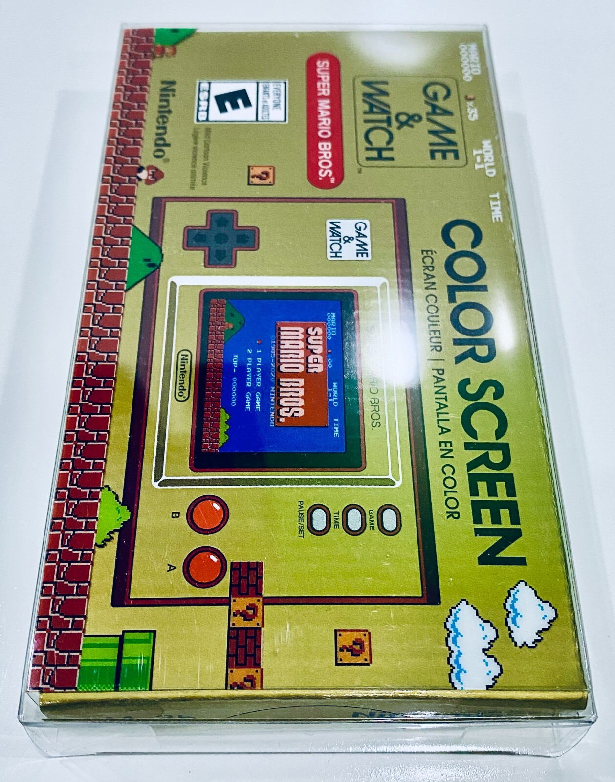1 Box Protector for GAME & WATCH SUPER MARIO BROS. (2020 Release Size)