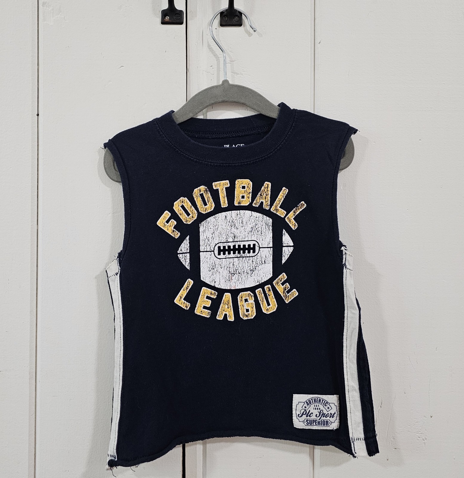 The Children's Place Baby Boy Football League Sleeveless Shirt 24M