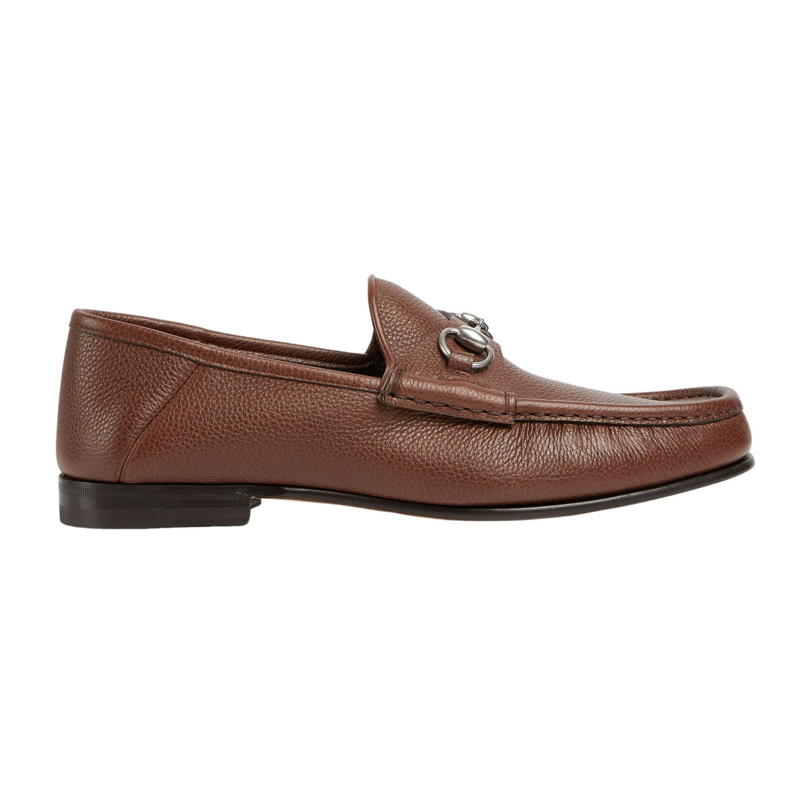 GUCCI Horsebit 1953 $1050 Men's Dark Brown Leather Loafers New & Authentic