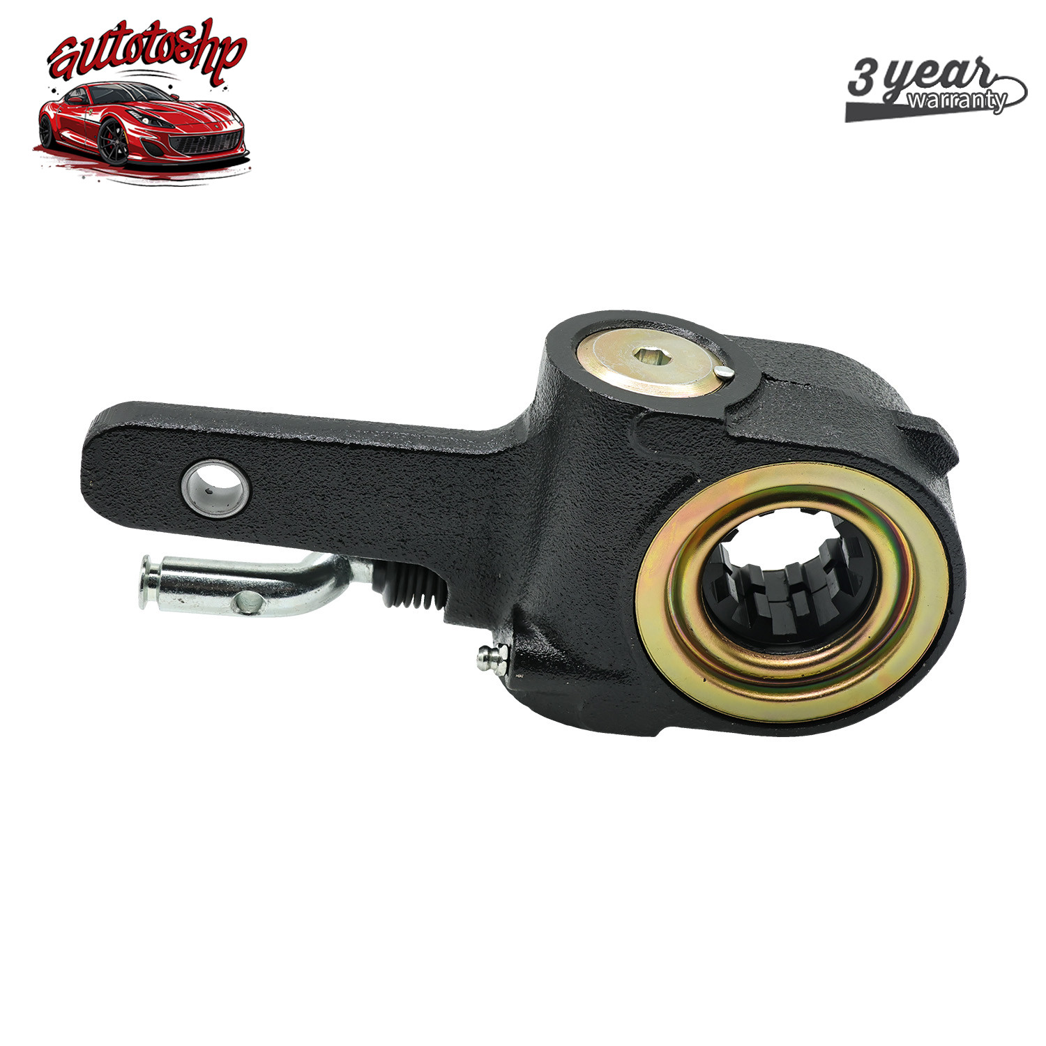 Automatic Slack Adjuster Air Brake 5.5" Arm 1.5" Dia 10 Spline AS1168