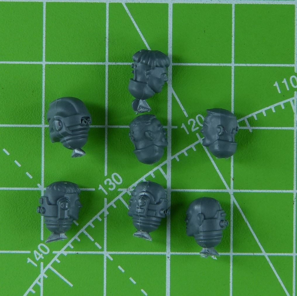 Heads - Primaris Space Marines Warhammer 40k bits