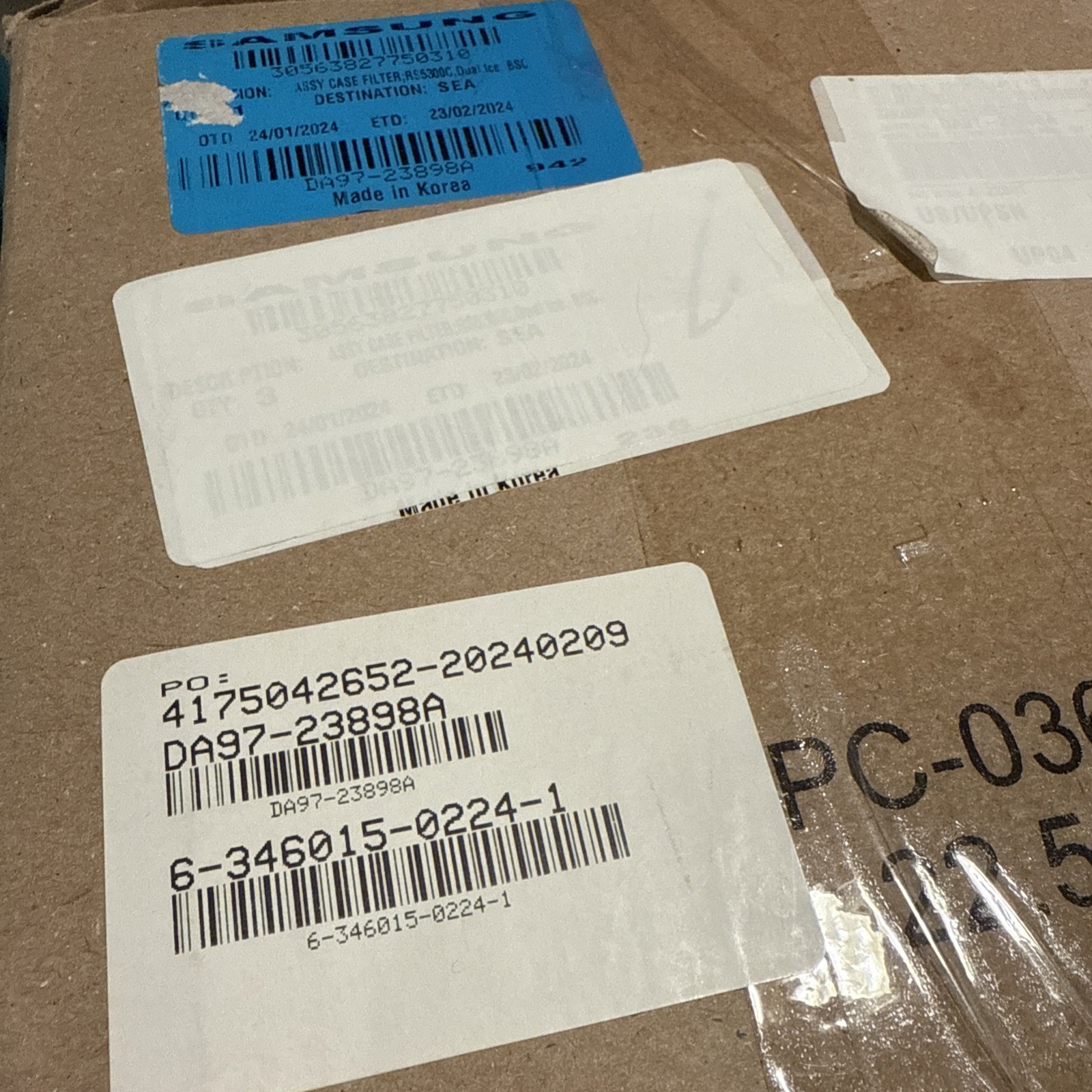 Samsung, Ass’y Case Filter, DA97-23898A,OEM, New!