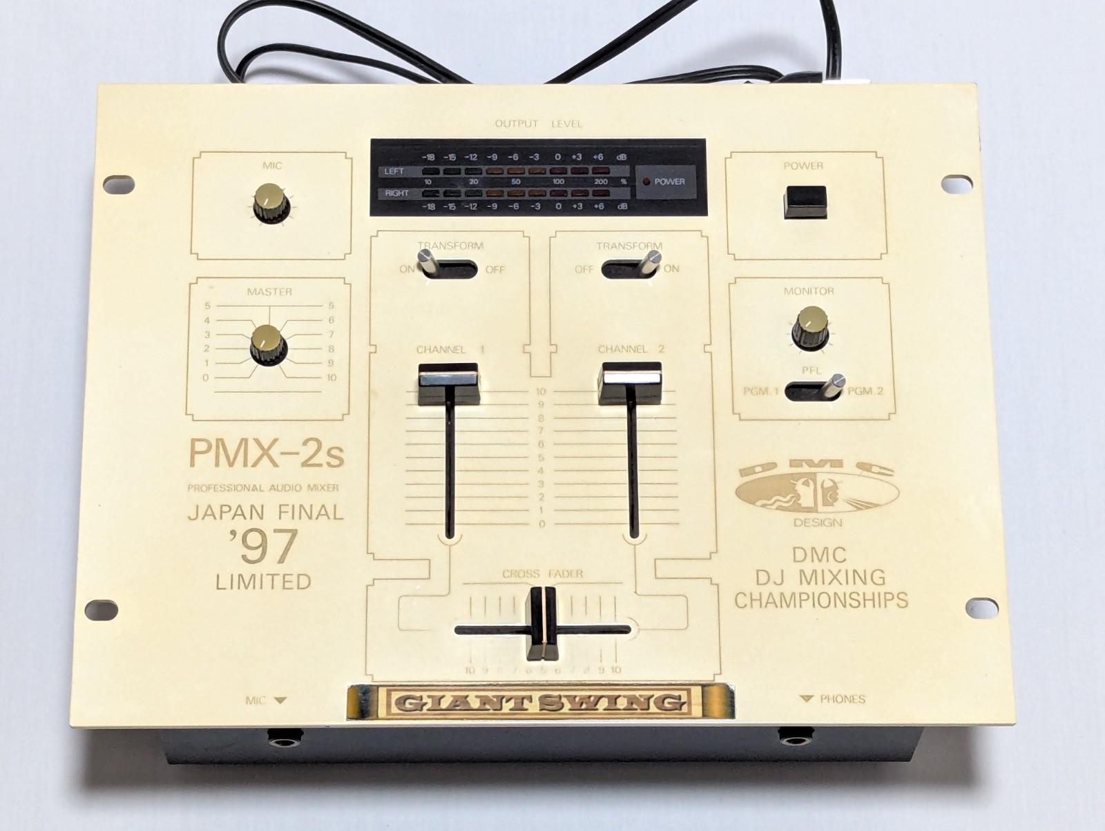 DMC PMX-2s Professional Audio Mixer DJ Mixing Championships 97 Limited Melos